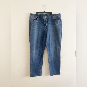 Lane Bryant Blue Straight Leg Jeans Classic Style